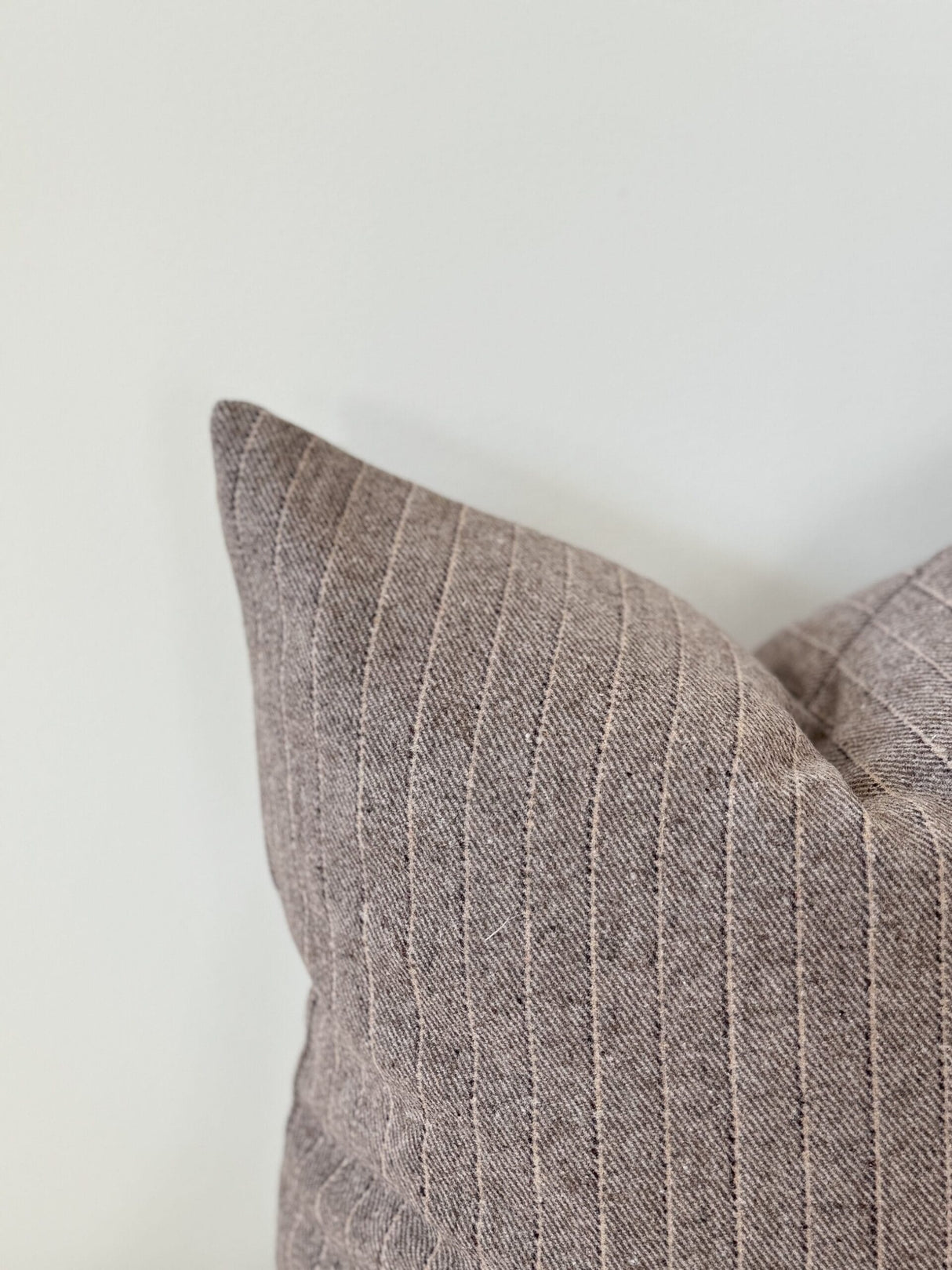 Eva Taupe Stripe Cushion
