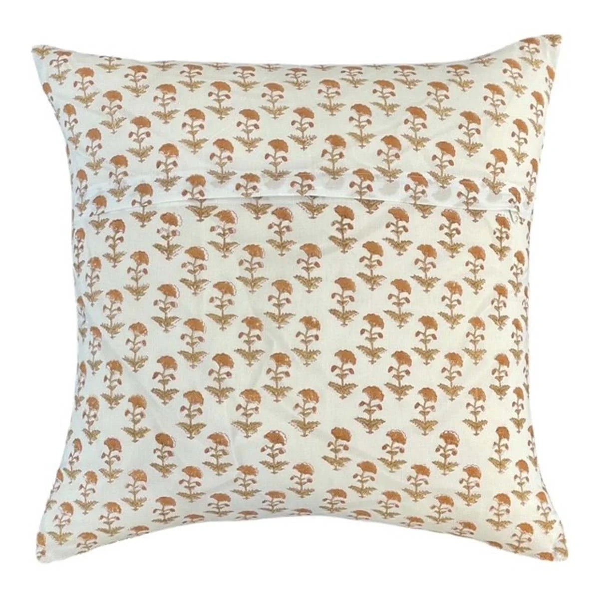 OCHRE PRINT SHAM COVER