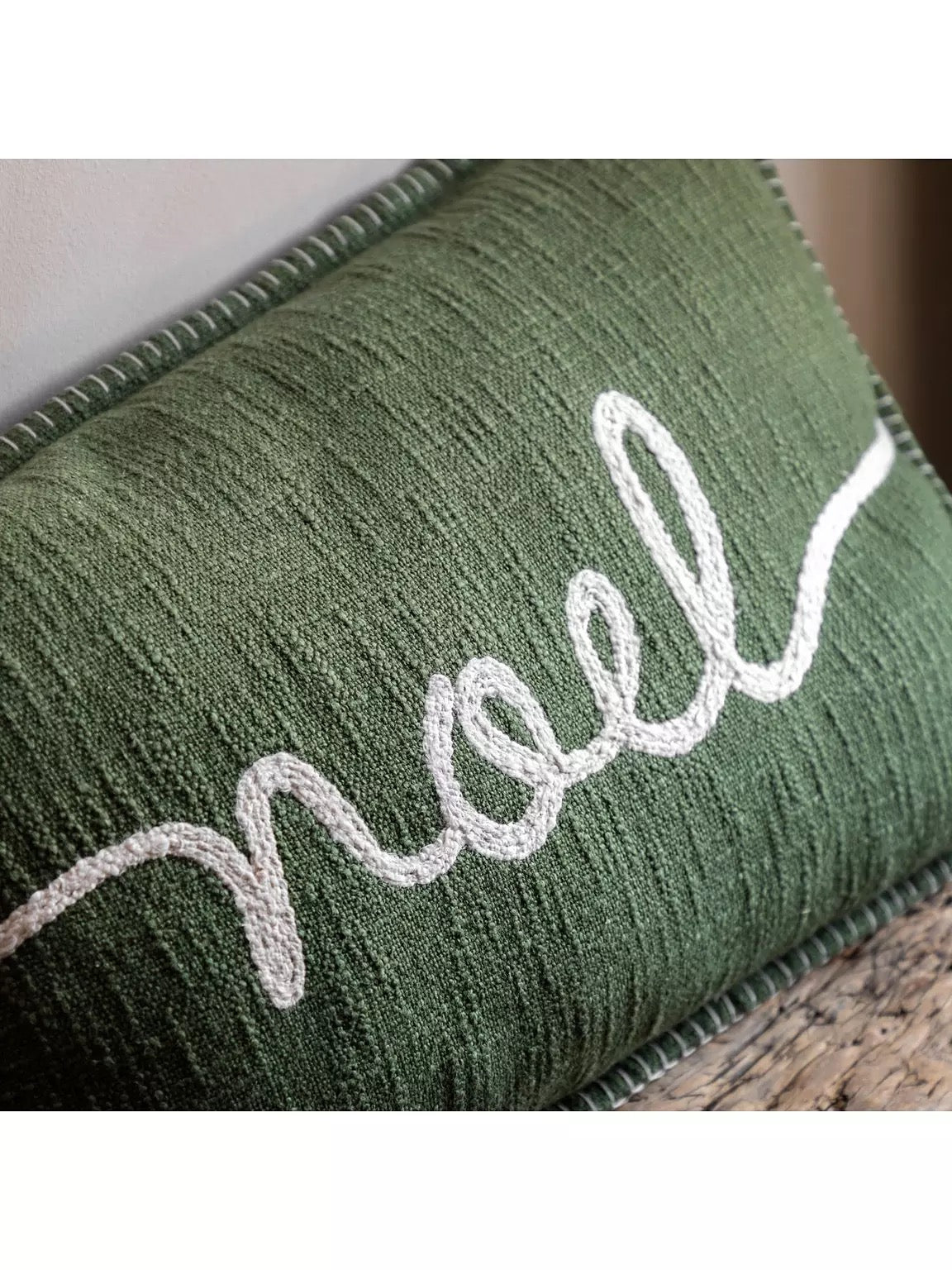 Noel Script Christmas Cushion 30X50cm