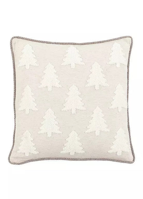 WOODLAND EMBROIDERED TREE CUSHION