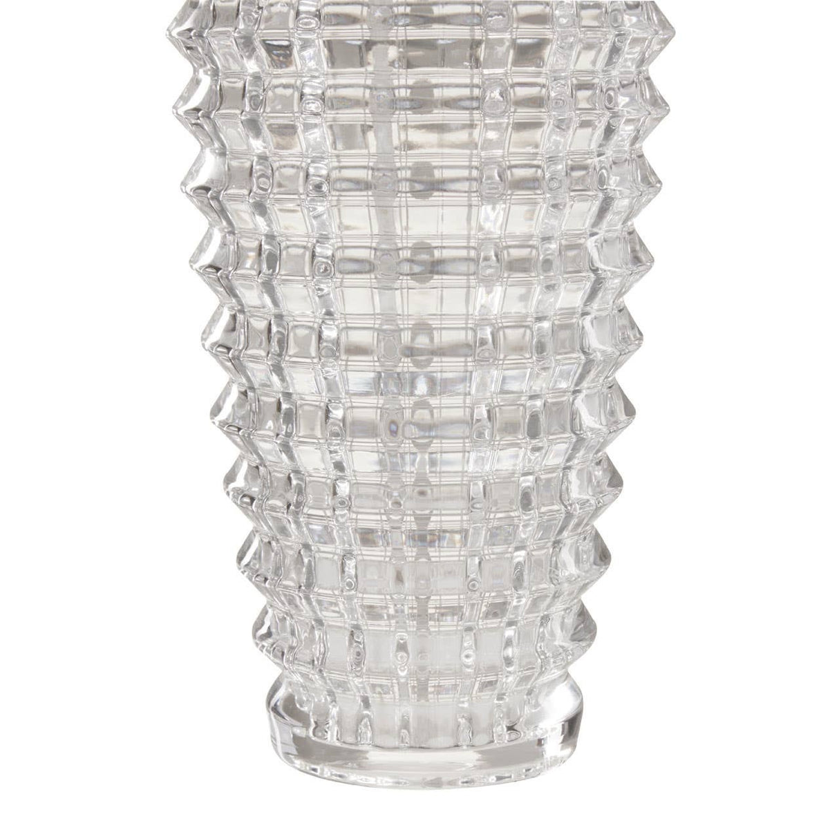 Savita Large Textured Glass Vase 30cm