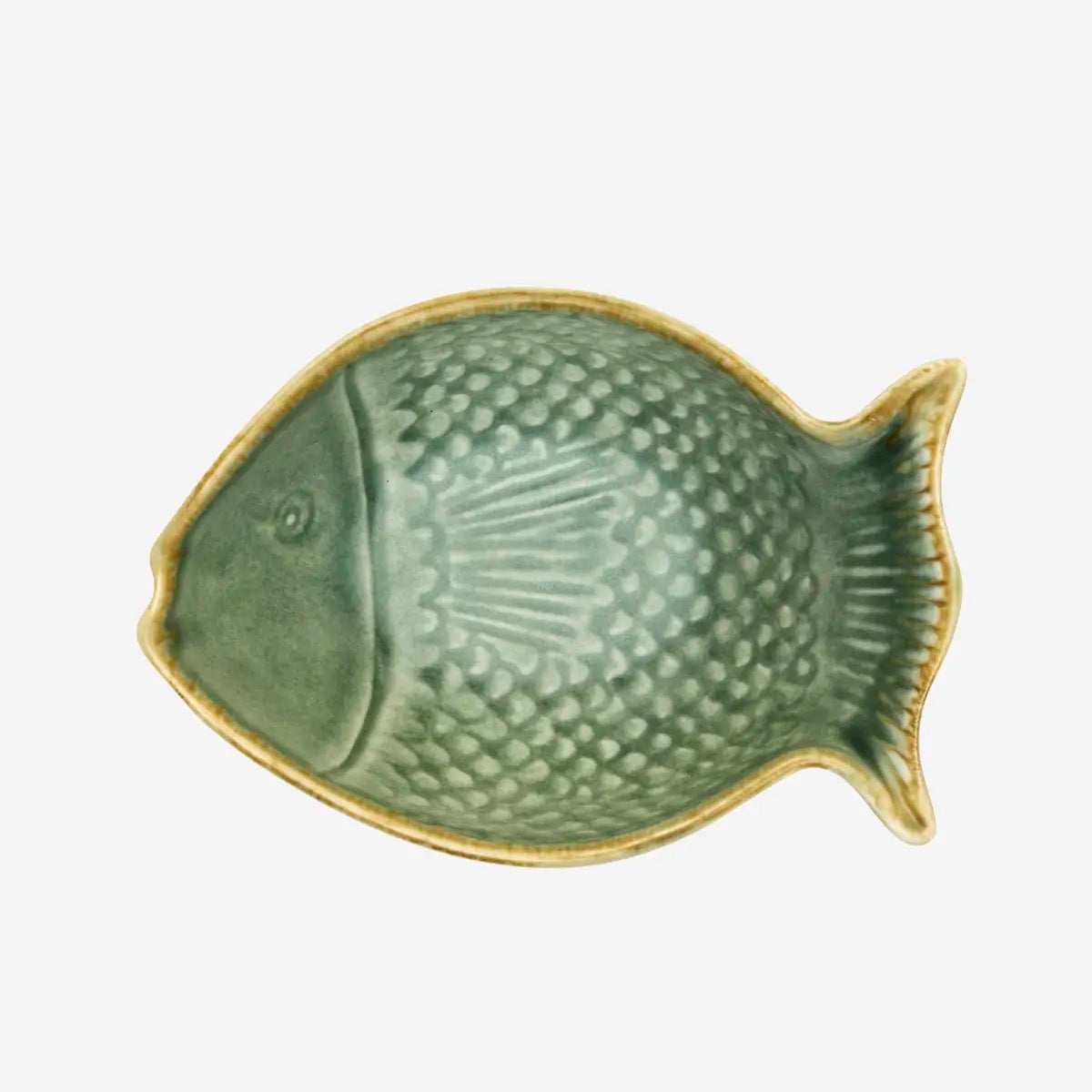 STONEWARE FISH BOWL - 2 COLOURS