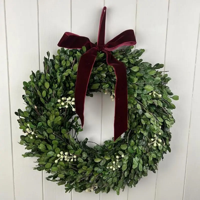 Mistletoe Wreath with Bow - 3 sizes