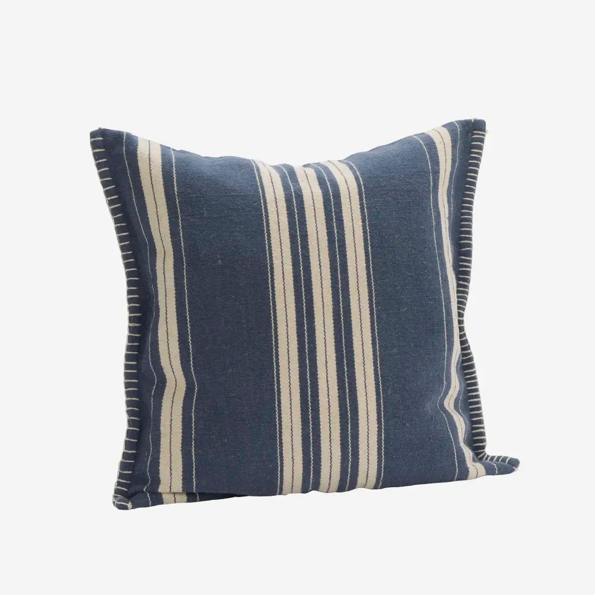 STRIPED CUSHION COVER - NAVY