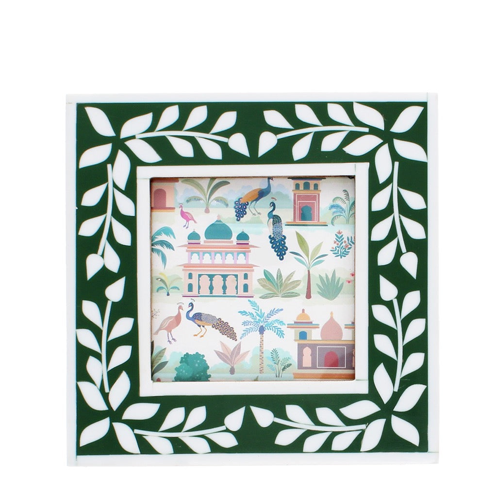 Square resin picture frame (9cm x 9cm) - 4 Colours