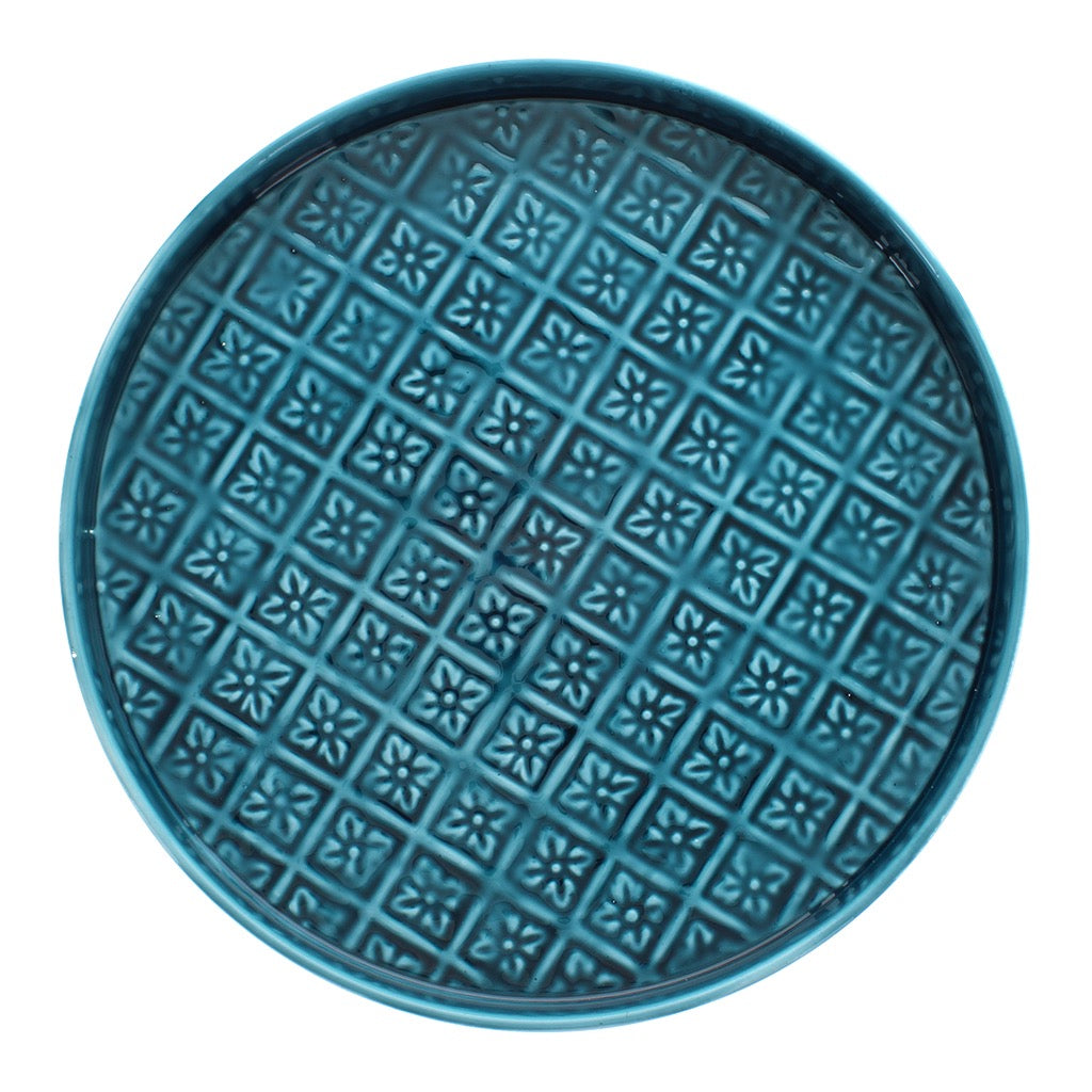 Round enamel tray (30cm) - 4 colours