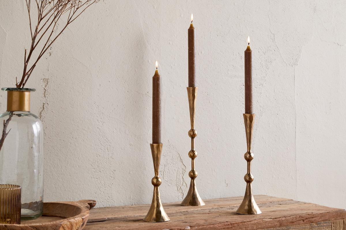 NKUKU - Javanee Candle Holder - Antique Brass - 3 sizes