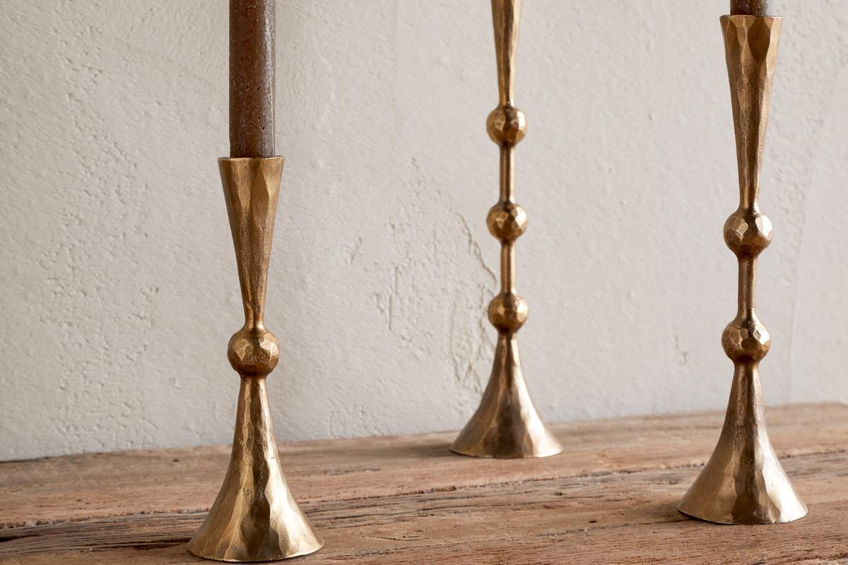 NKUKU - Javanee Candle Holder - Antique Brass - 3 sizes