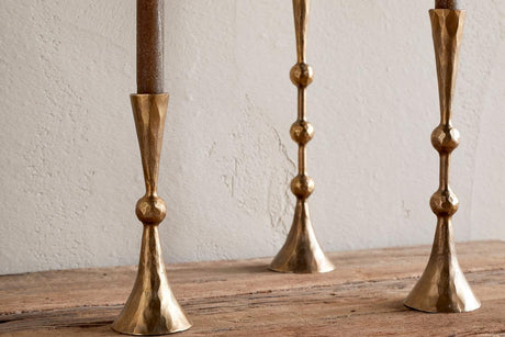 NKUKU - Javanee Candle Holder - Antique Brass - 3 sizes