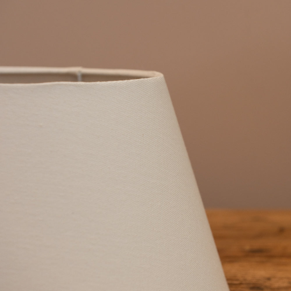Ivory Natural Linen Empire Shade