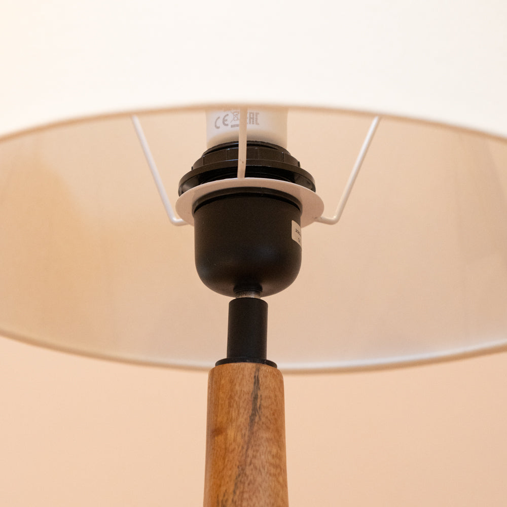 Ivory Natural Linen Empire Shade