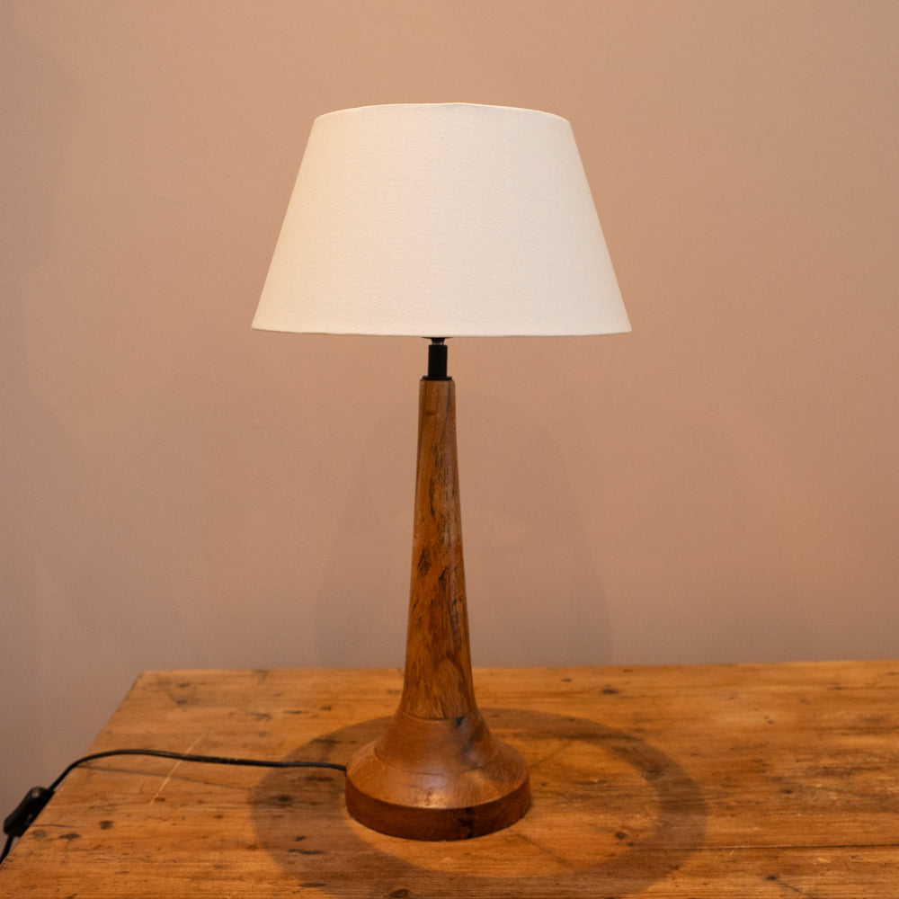 Ivory Natural Linen Empire Shade