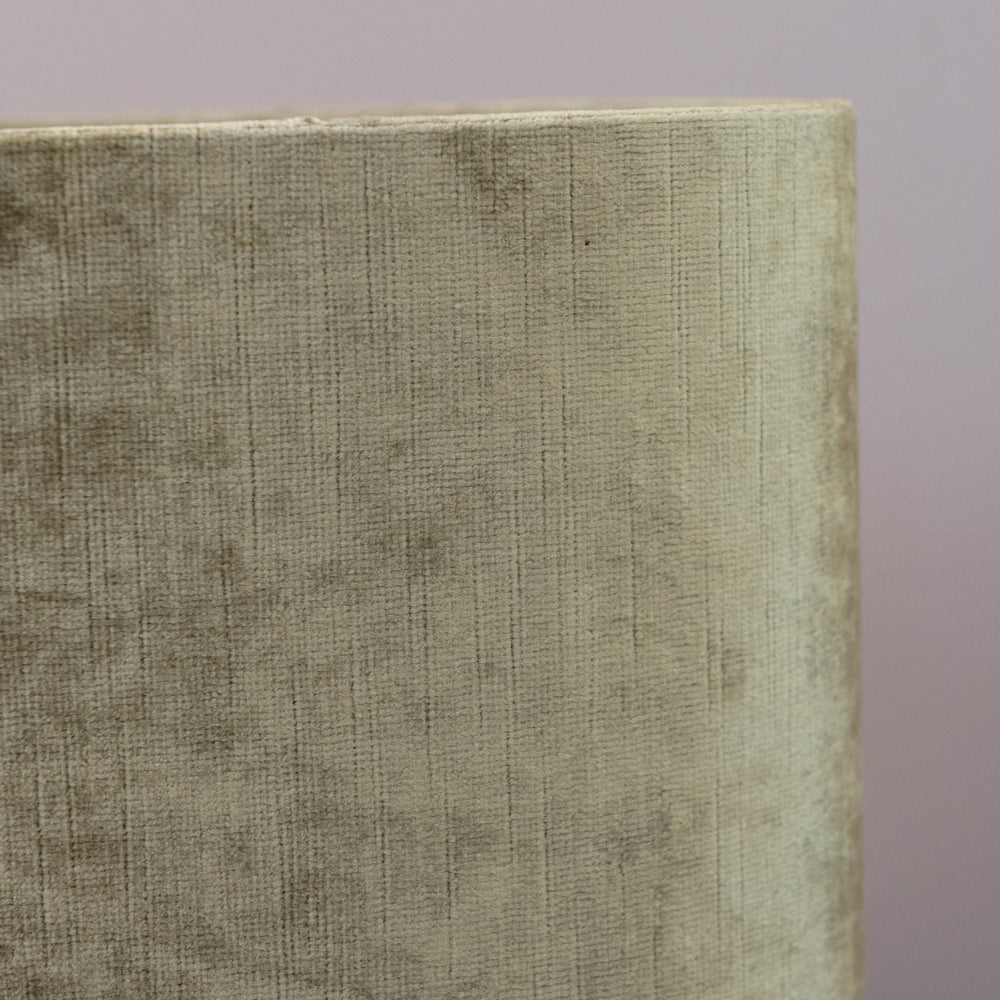 Olive Velour Oval Shade