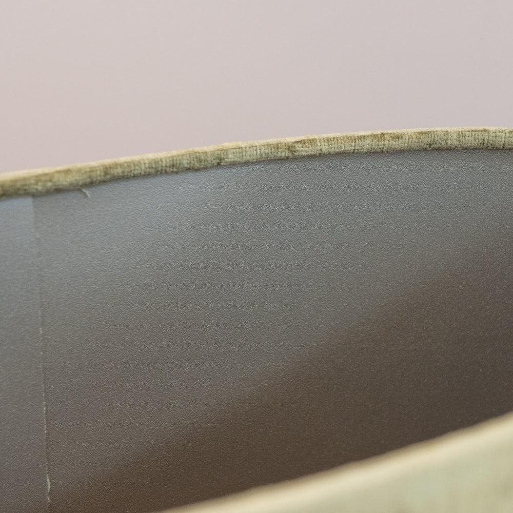 Olive Velour Oval Shade