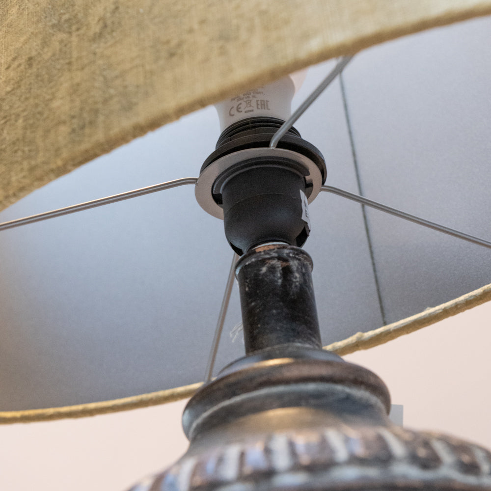 Olive Velour Oval Shade