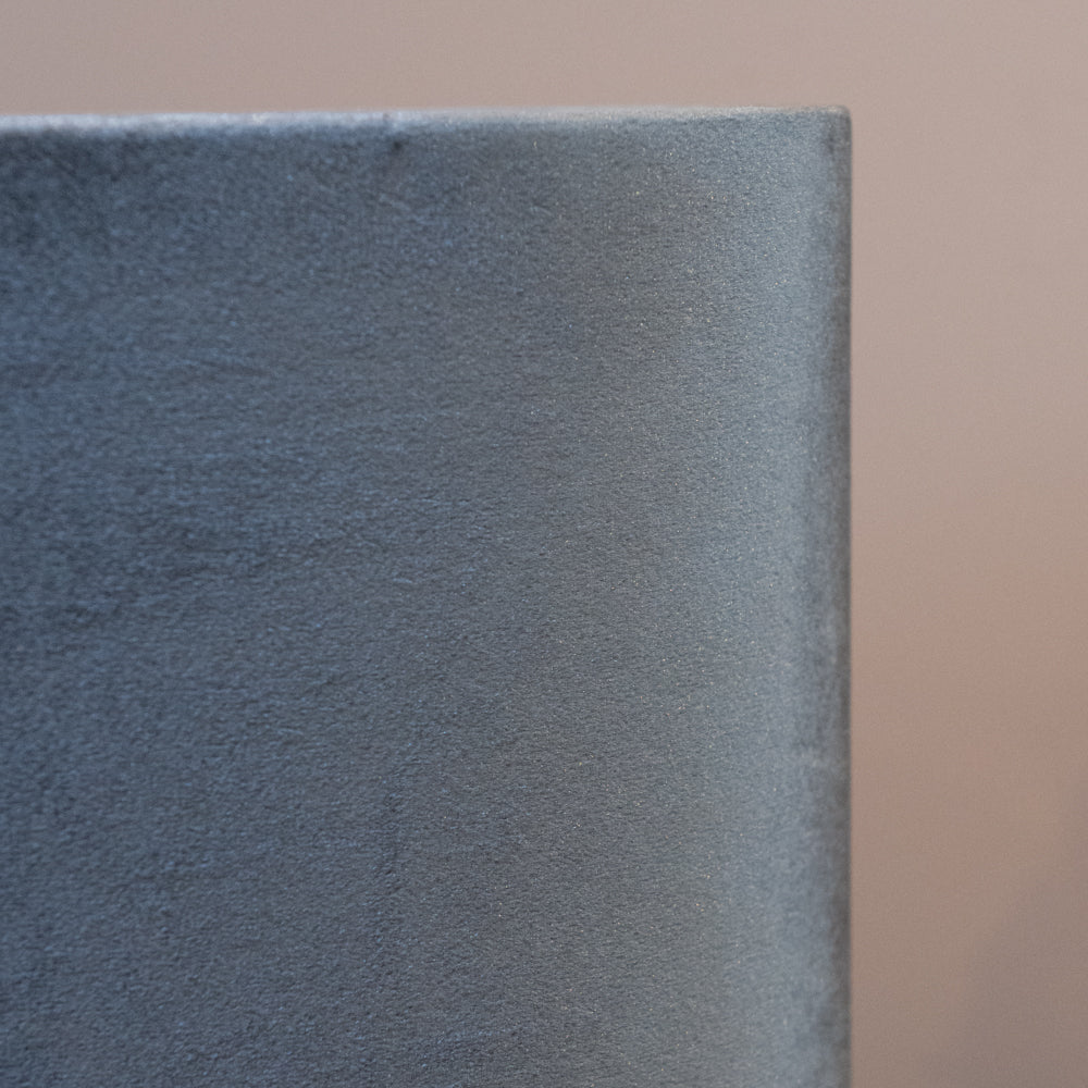 Grey Velour Oval Shade