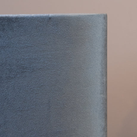 Grey Velour Oval Shade