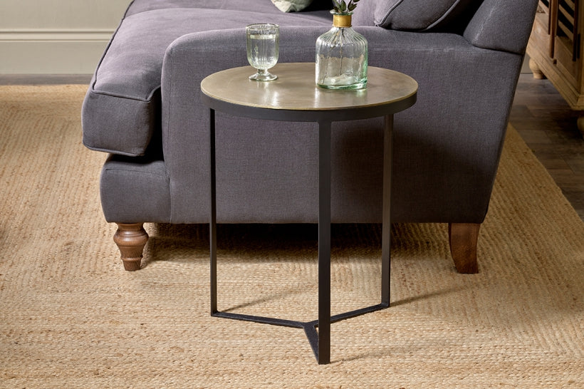 NKUKU - Maba nesting side tables in antique brass