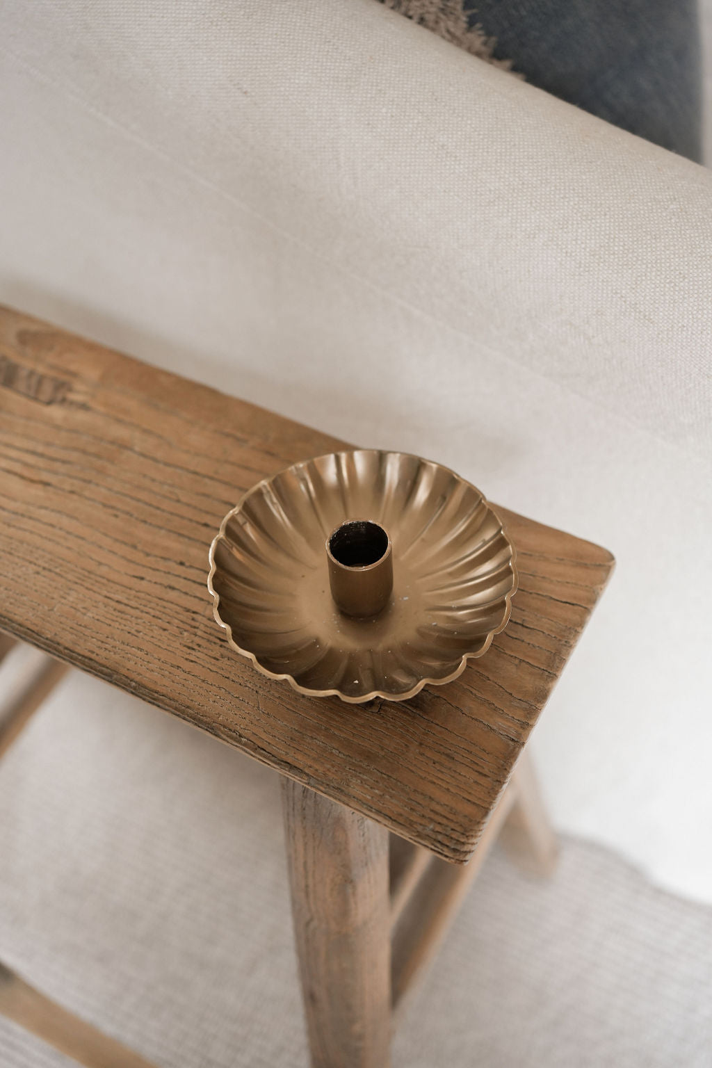 Scalloped Candle Holder