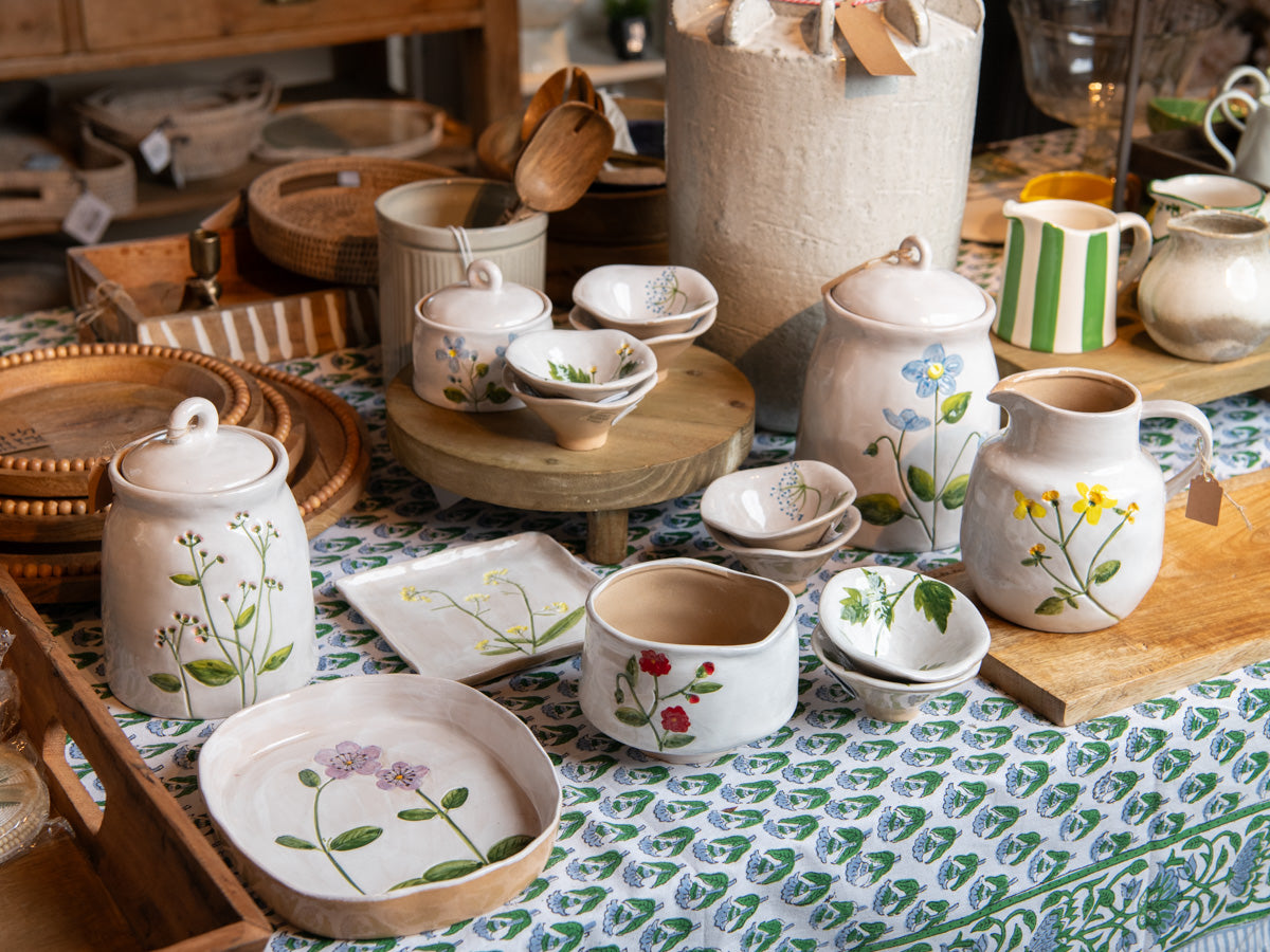 Stoneware Shallow Dish - Meadow