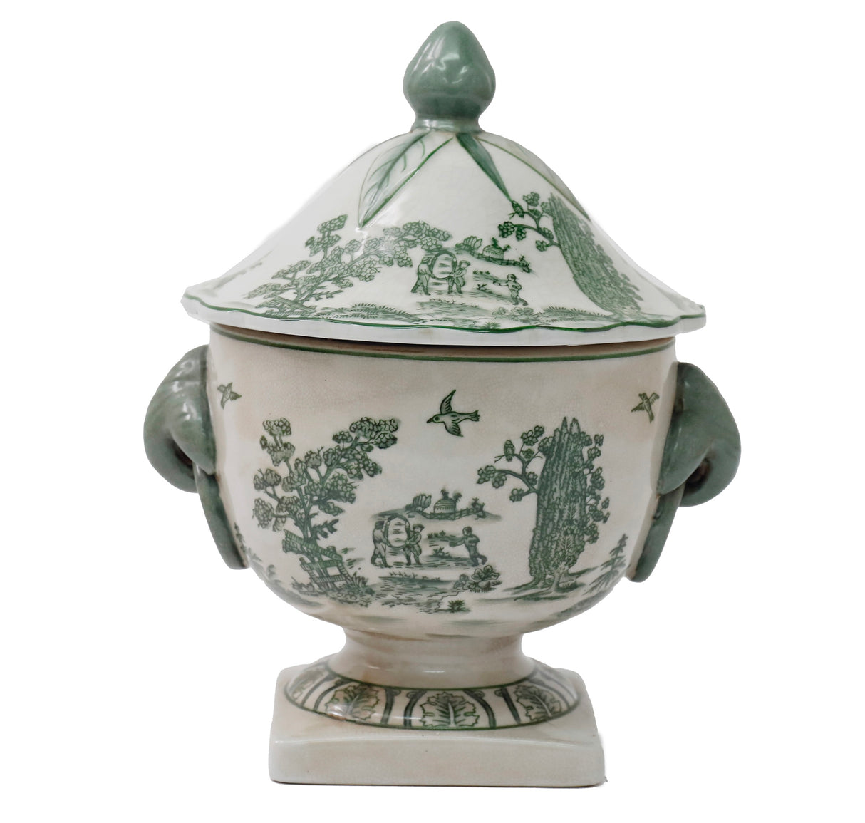 Parrot Palm Willow Urn