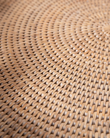 RATTAN SCALLOP RECTANGLE TRAY - 2 sizes