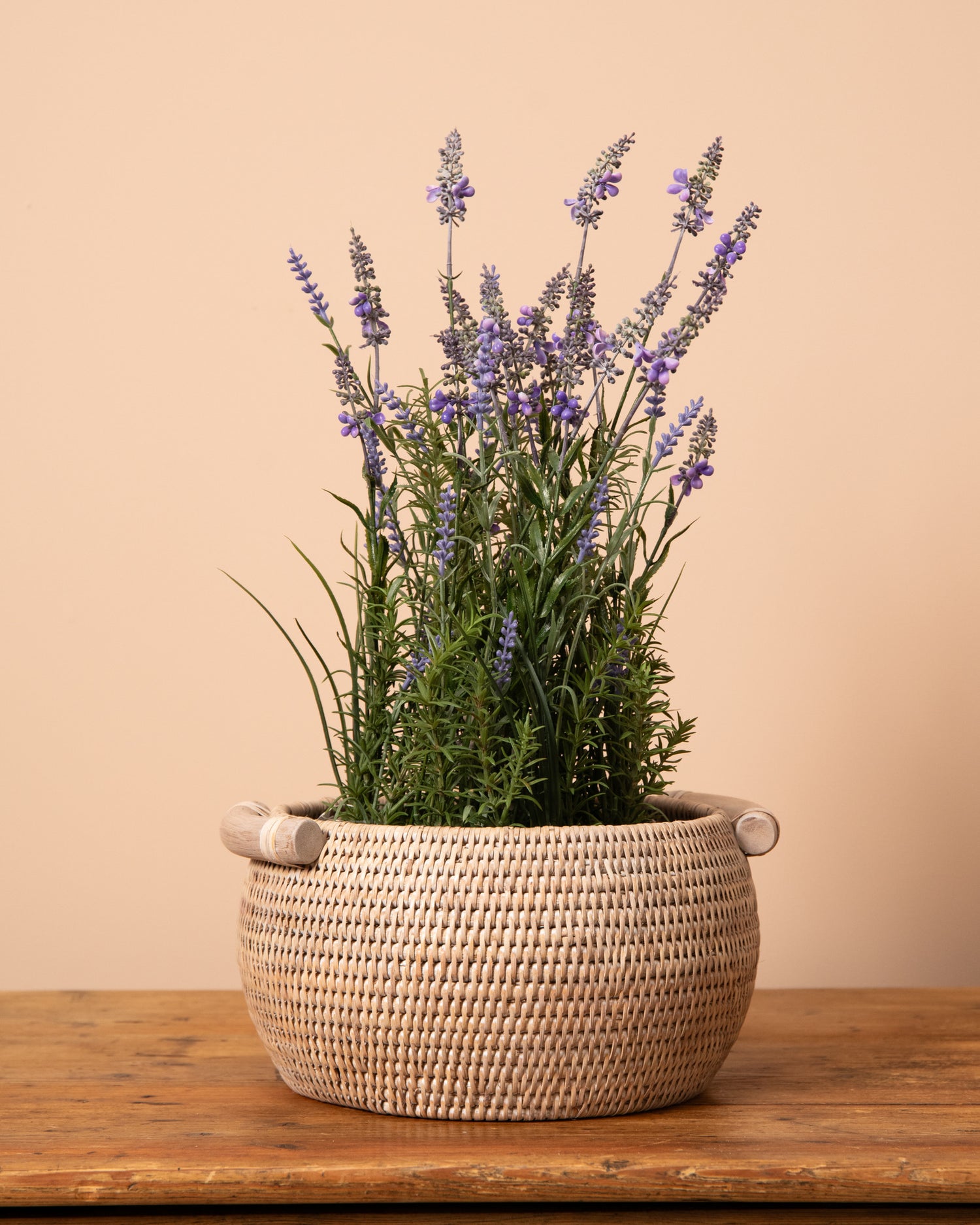 Round Rattan  Basket with Handles - 3 sizes
