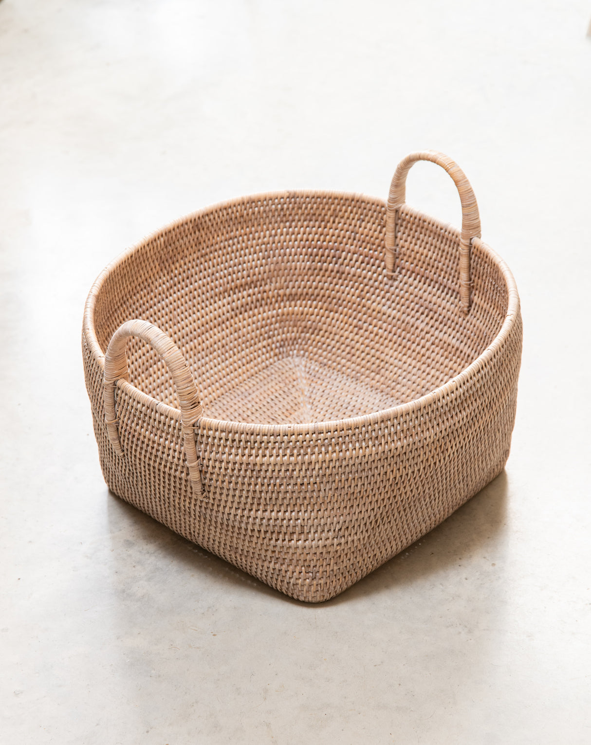 Round Rattan Family Basket - 2 sizes