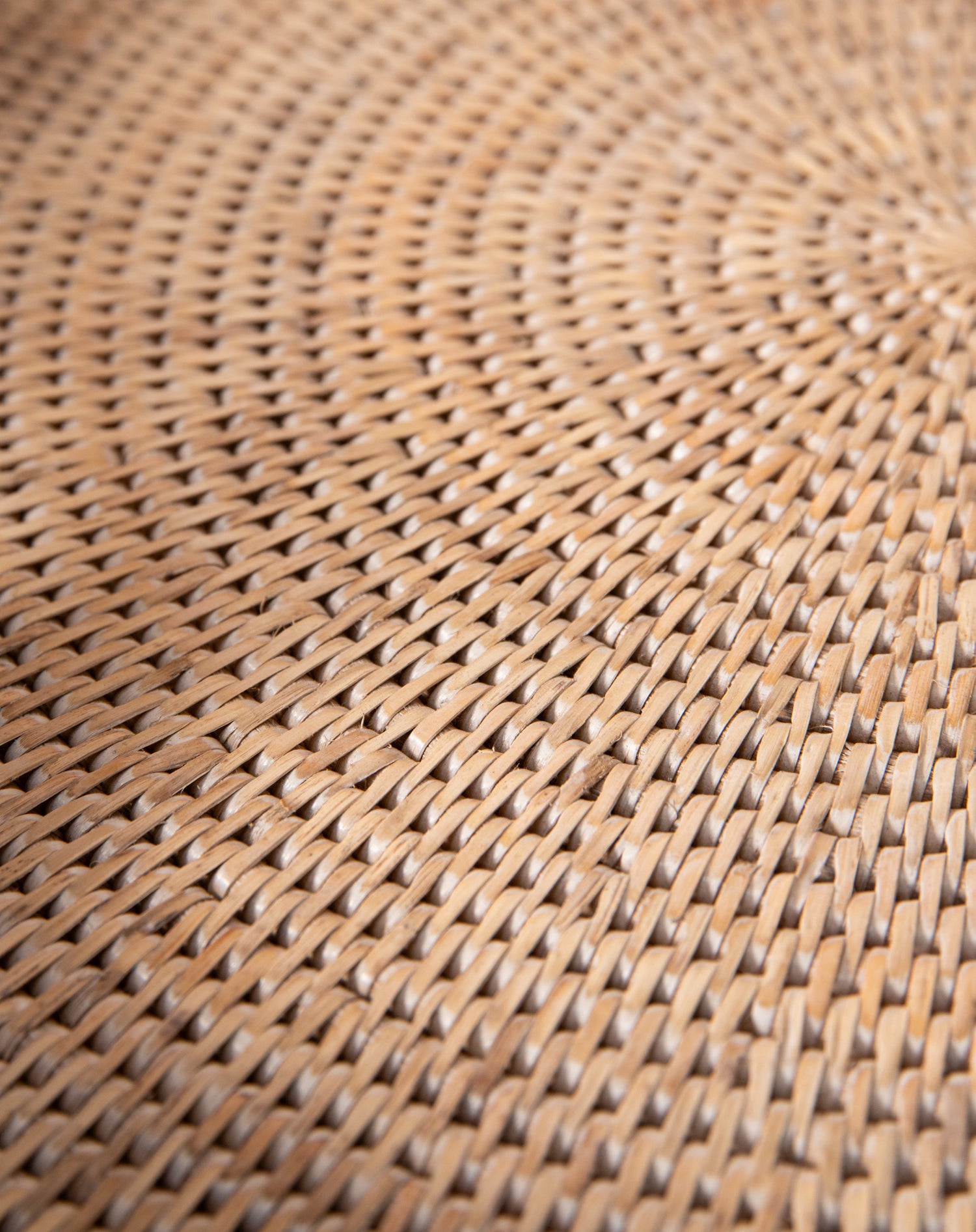 SET OF 2 LONG OVAL RATTAN TRAYS