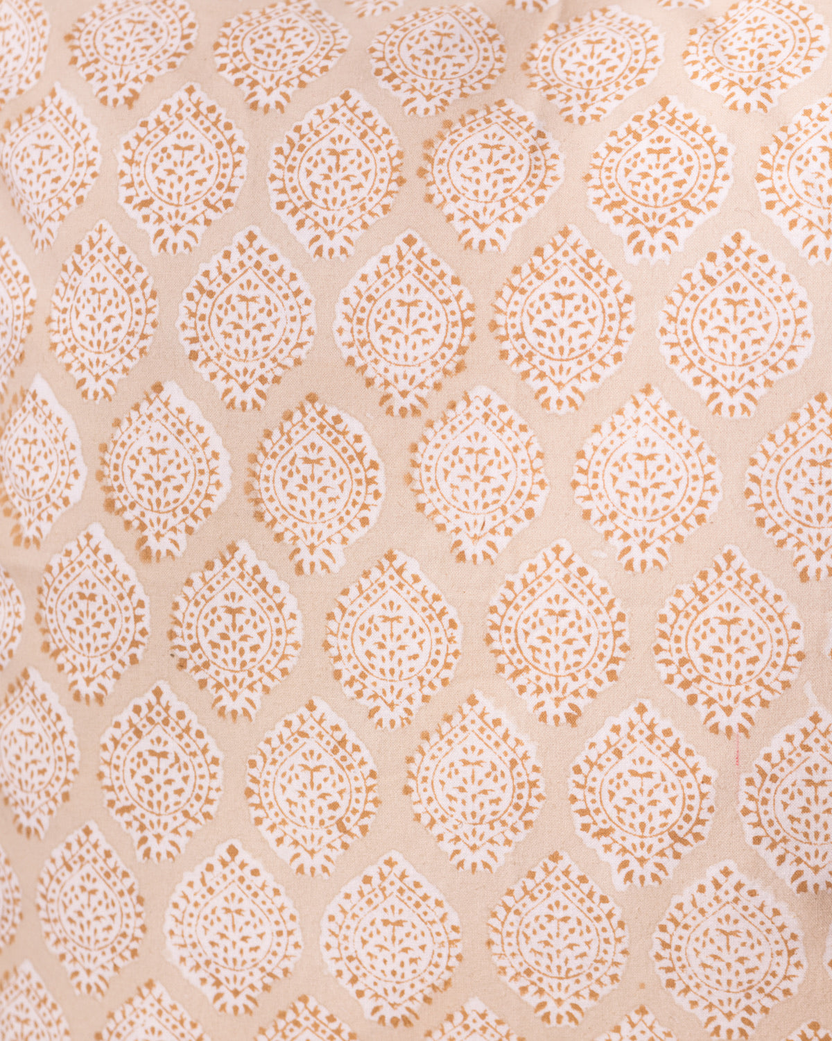 Natural Hand Block Printed Cushion - 2 Sizes