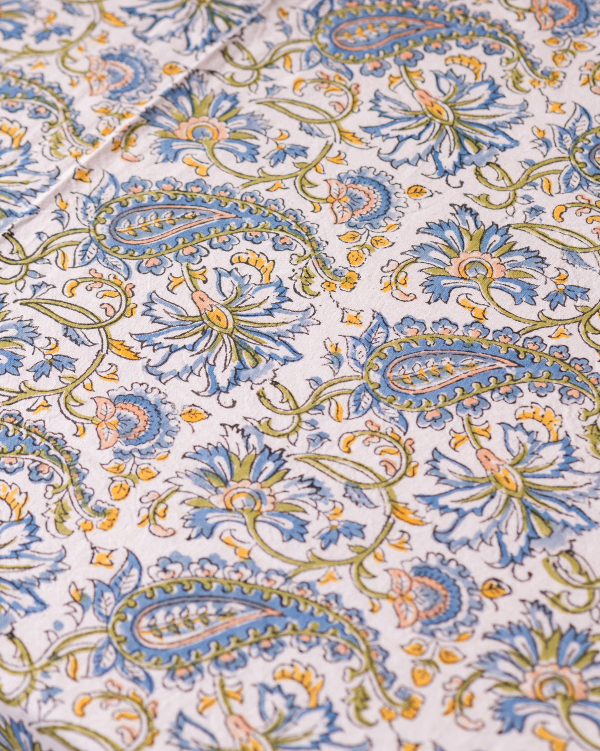 Lilli Cotton Hand Block Printed Tablecloth