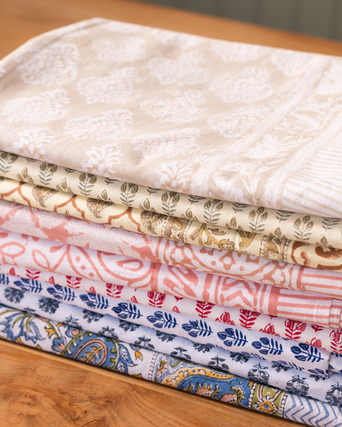 Kandy Cotton Hand Block Printed Tablecloth