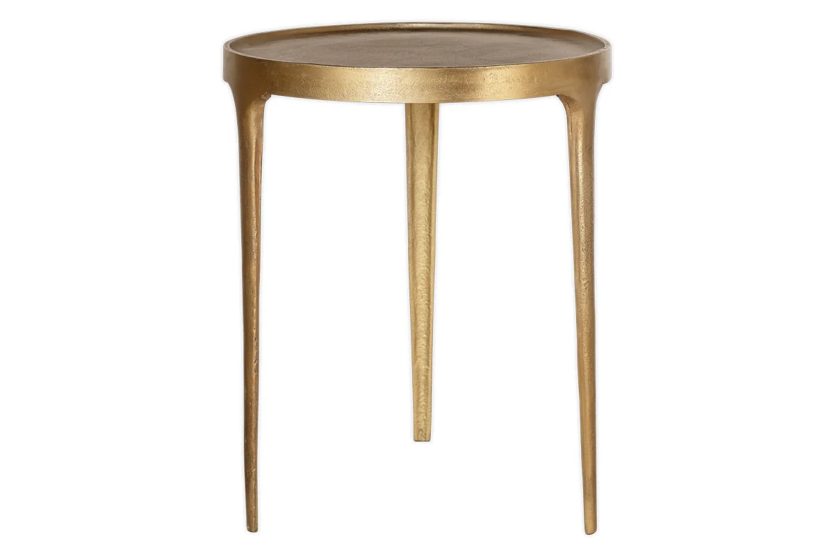 NKUKU - Rohia Cast Metal Table - Brass - Small/Large