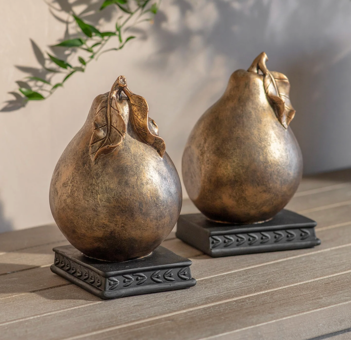ALDERTON PEAR BOOKENDS S/2