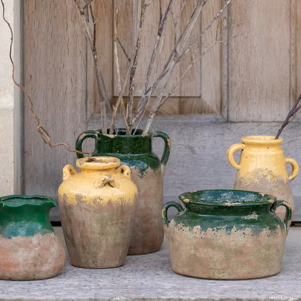 Terracotta Urn Yellow
