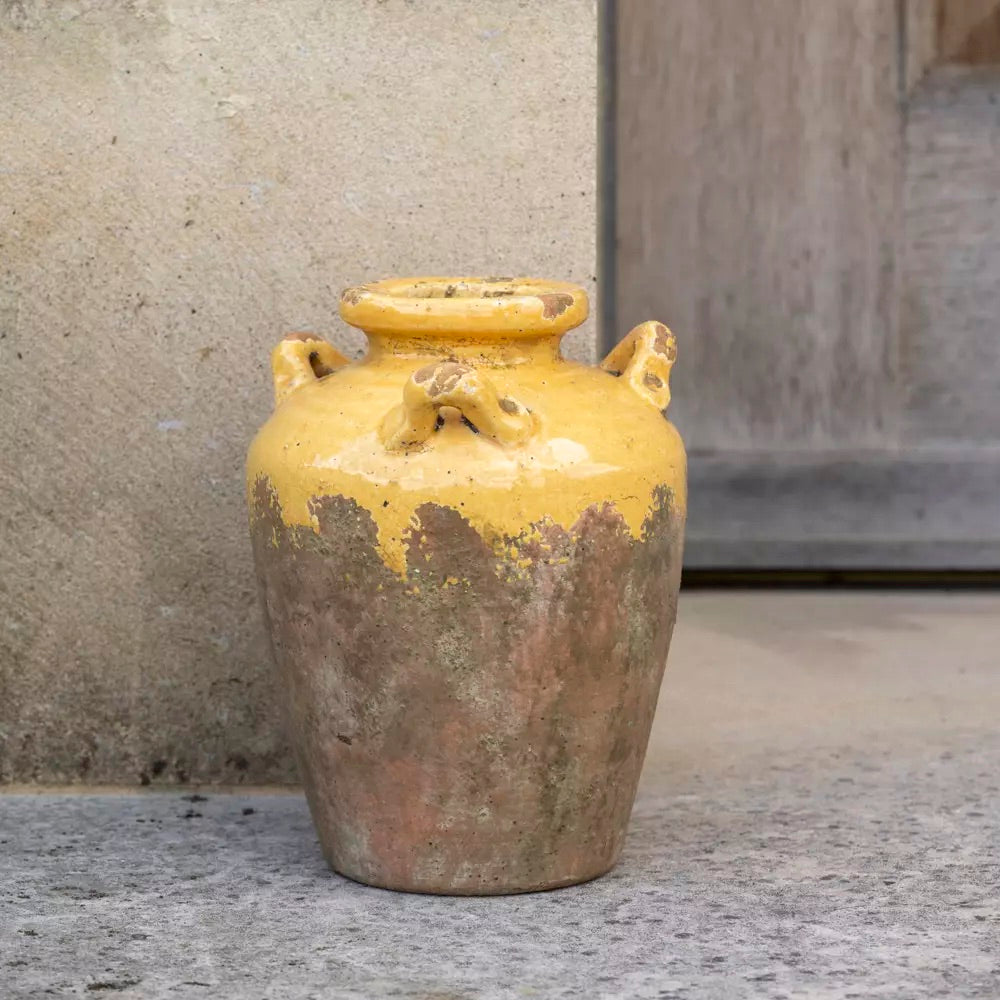 Terracotta Urn Yellow