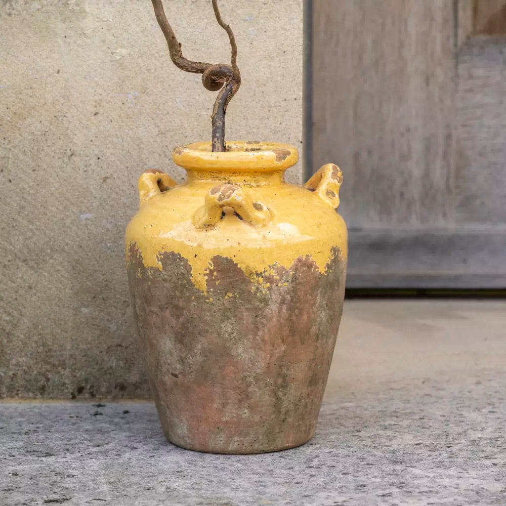 Terracotta Urn Yellow