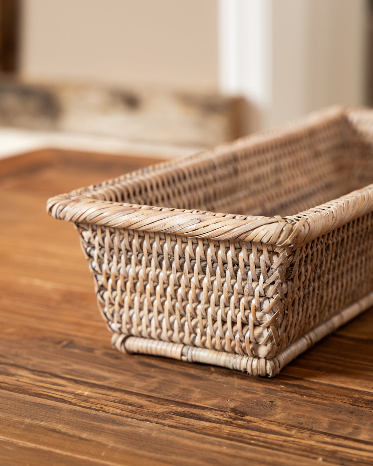 RATTAN RECTANGLE RATTAN BREAD TRAY
