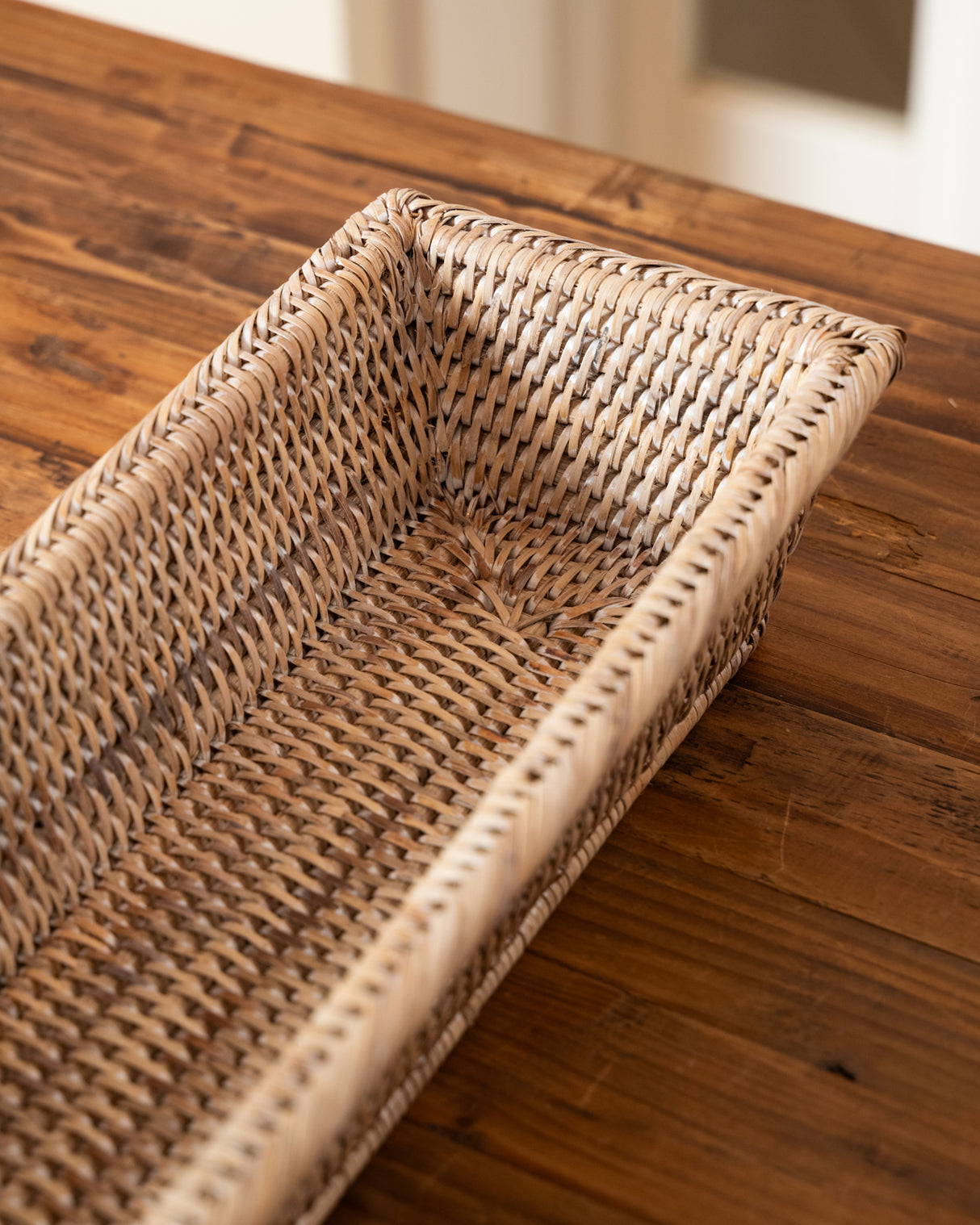 RATTAN RECTANGLE RATTAN BREAD TRAY