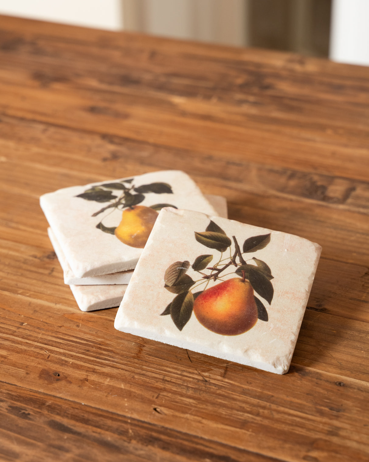 COLTON APPLE AND PEAR COASTERS