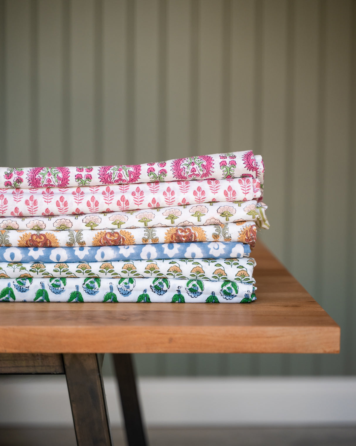 Vana Cotton Hand Block Printed Tablecloth - 4 sizes