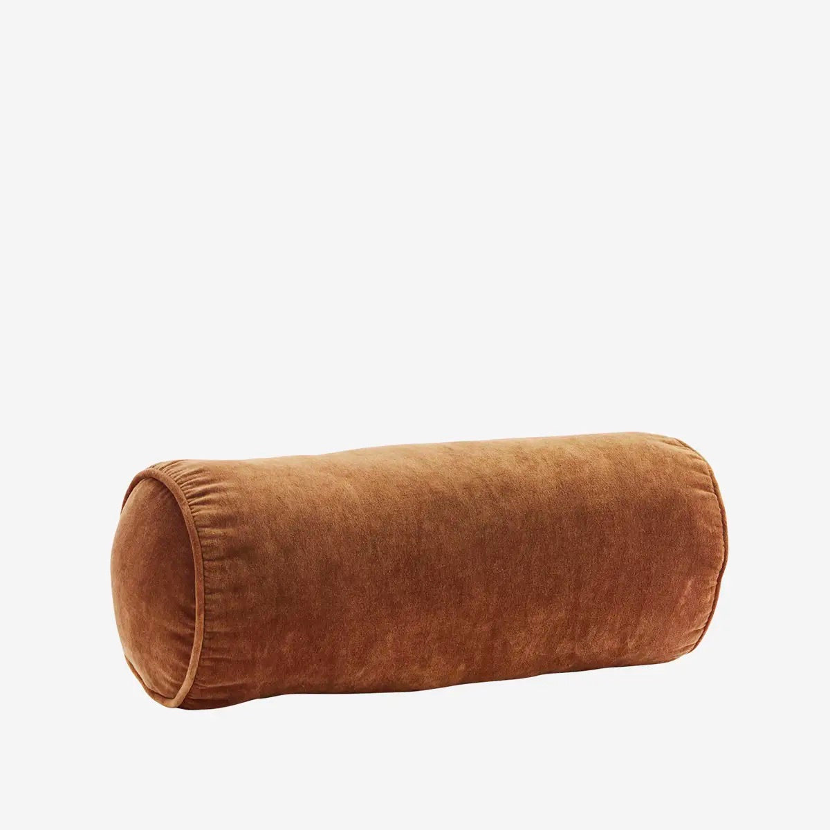 VELVET BOLSTER CUSHION 50CM - Burnt Orange