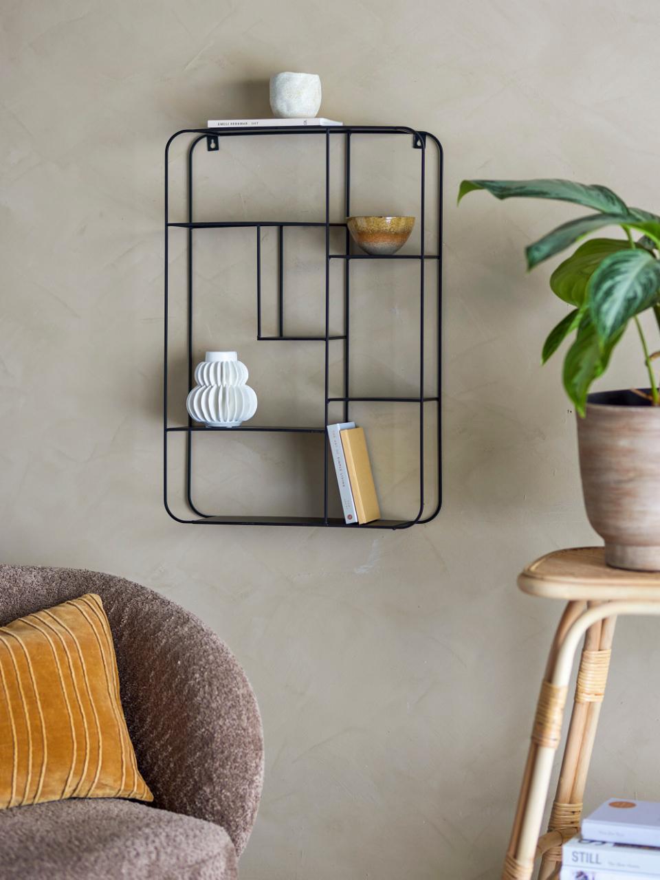 Ebert Shelf Black Metal