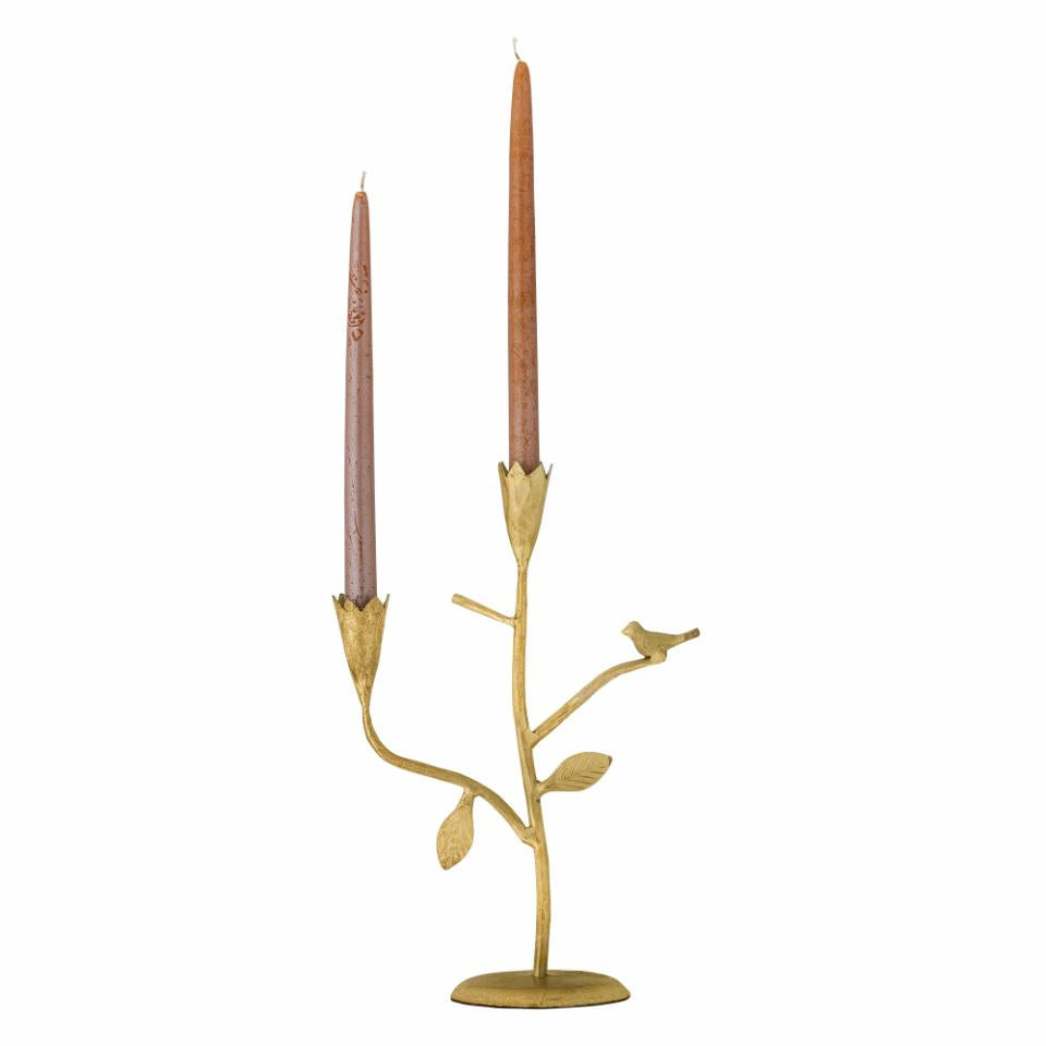 Trianon Candle Holder, Gold, Metal