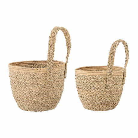 Amia Wall Basket, Nature, Seagrass