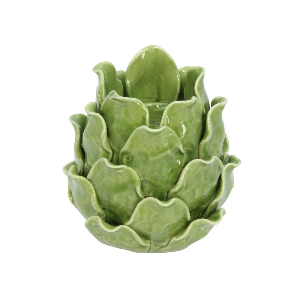 Ceramic Artichoke T-Lite Holder 10cm - in 3 colours