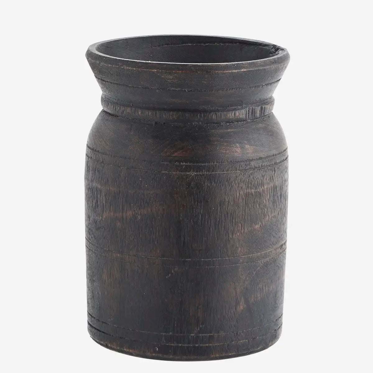 RE-USED WOODEN JAR