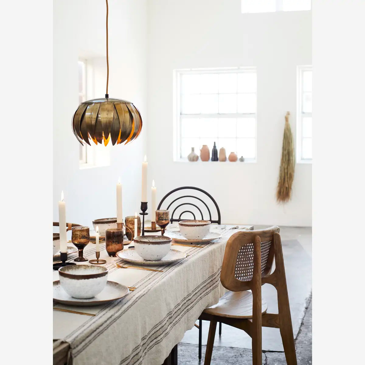 Hand Forged Iron Candle Holders