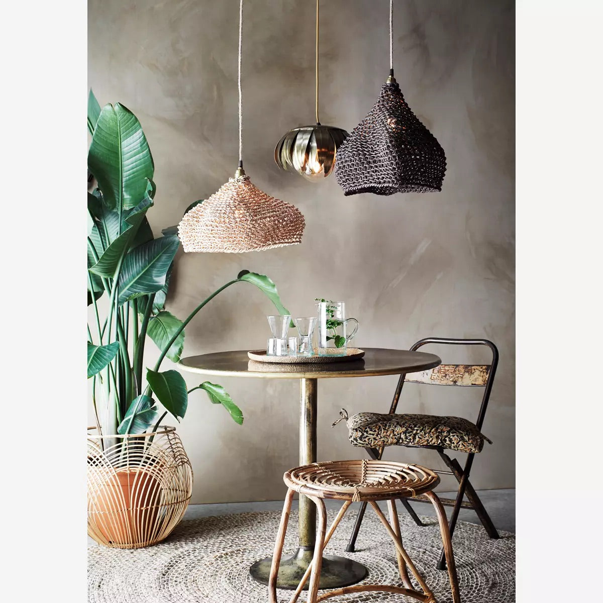 Madam Stoltz Iron Ceiling Lamp