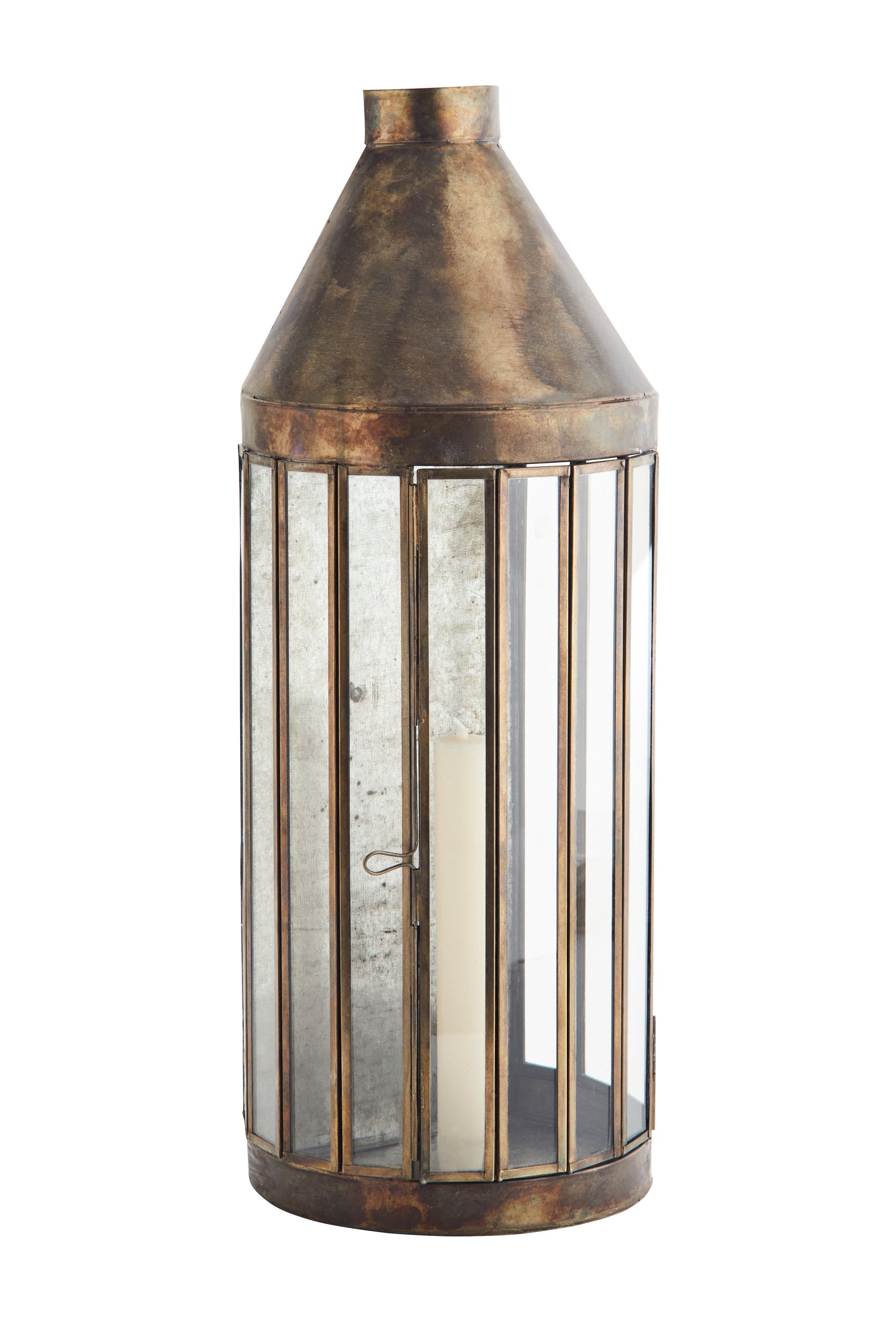 Antique Brass Wall Lantern